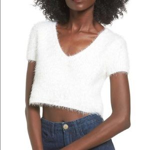 Majorelle Oracle Crop Sweater